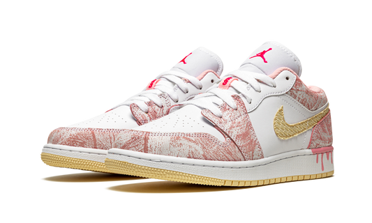 Air Jordan 1 Low SE GS Paint Drip CW7104 601