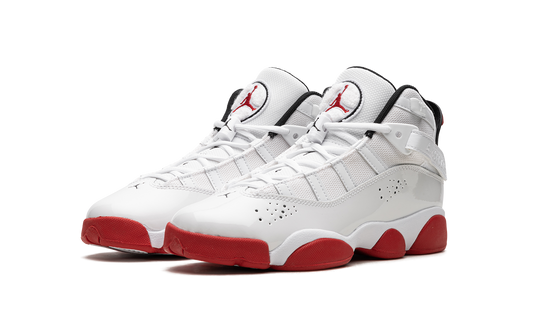 Jordan 6 Rings GS White University Red 323419 160