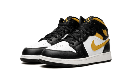 Air Jordan 1 Mid GS Pollen / Black / White 554725 177