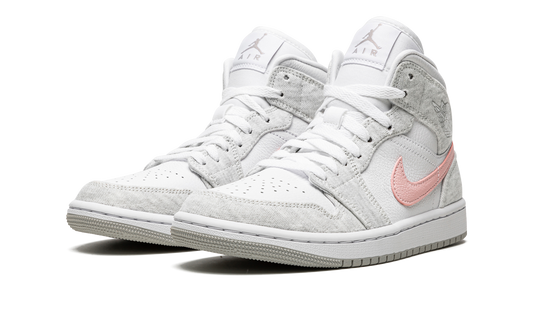 AIR JORDAN 1 MID SE WMNS Heather Grey / Pink DN4045 001