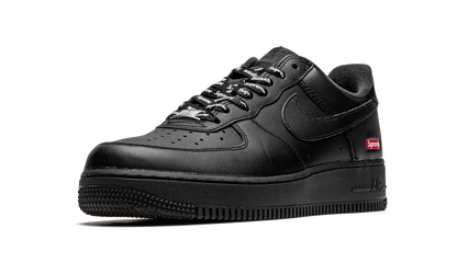 Mens Nike Air Force 1 Low Supreme - Mini Box Logo Black Black Black Black/Black - View 4 - CU9225 001