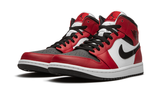 Air Jordan 1 Mid Chicago Black Toe 554724 069