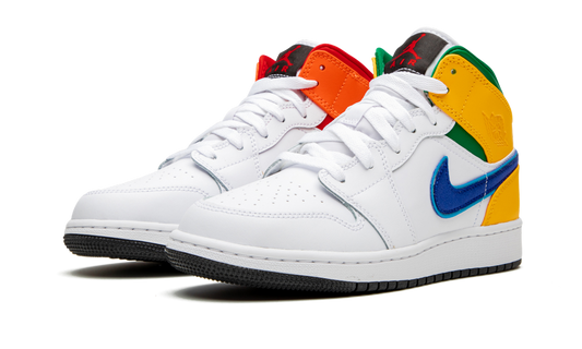Air Jordan 1 MID GS Three Peat 554725 128