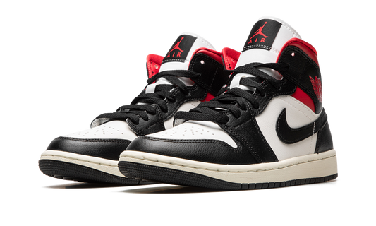 AIR JORDAN 1 MID WMNS Black / Gym Red / Sail BQ6472 061