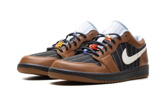 Air Jordan 1 Low SE Black Sail Light British Tan IR7560 010